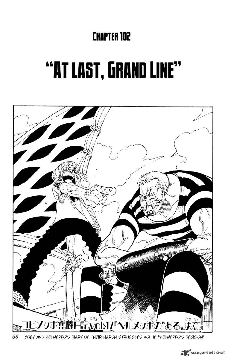 One Piece Chapter 102 page 1