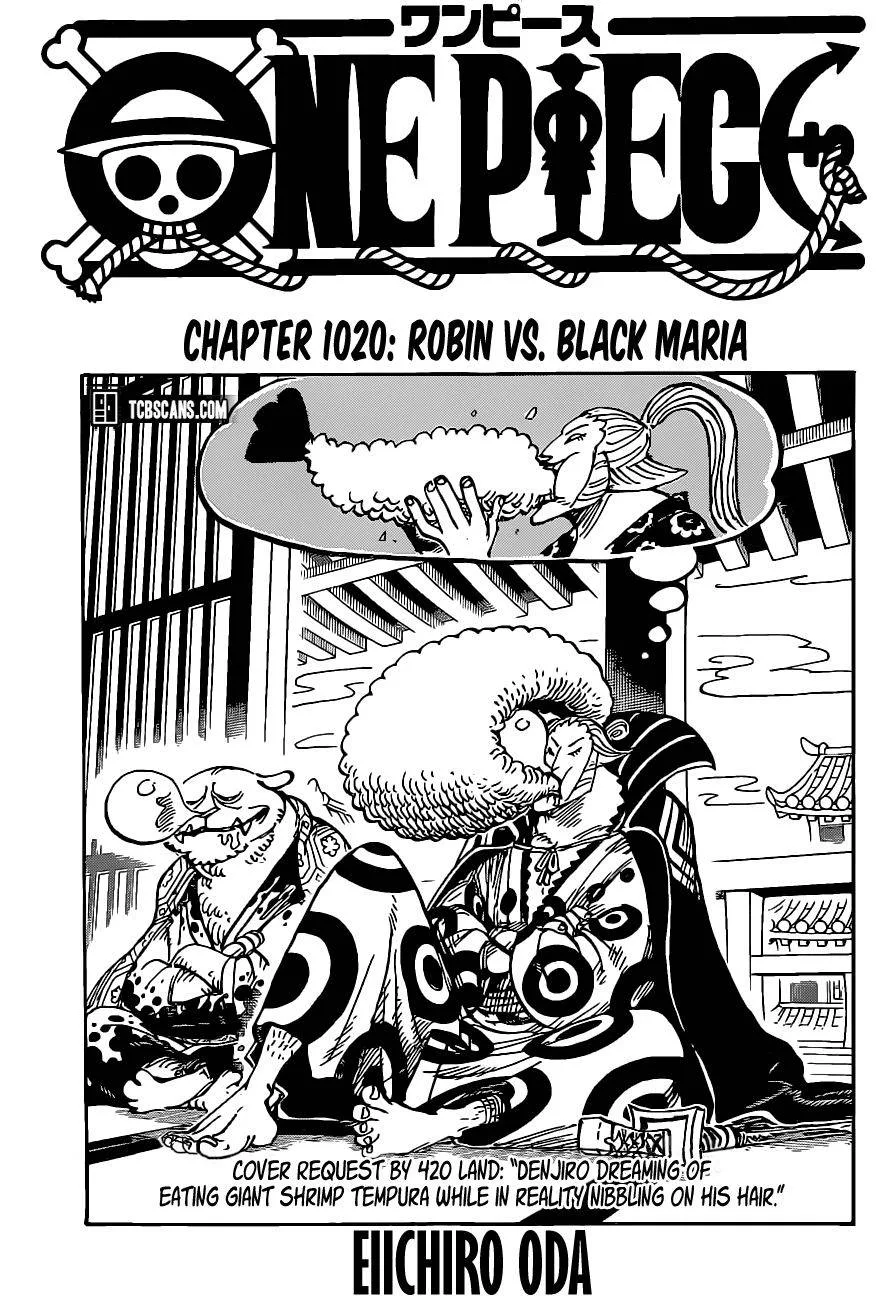 One Piece Chapter 1020 page 1
