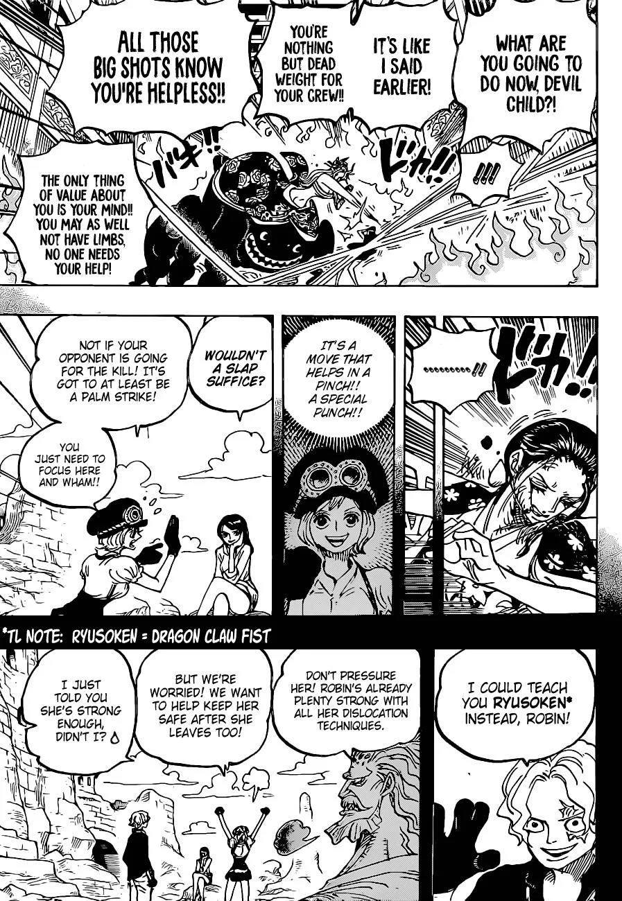One Piece Chapter 1021 page 11
