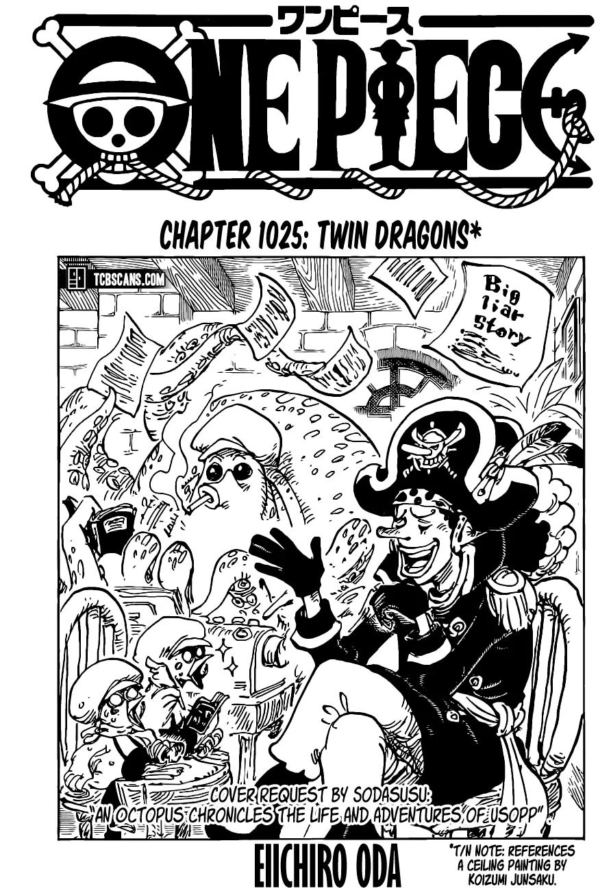 One Piece Chapter 1025 page 1