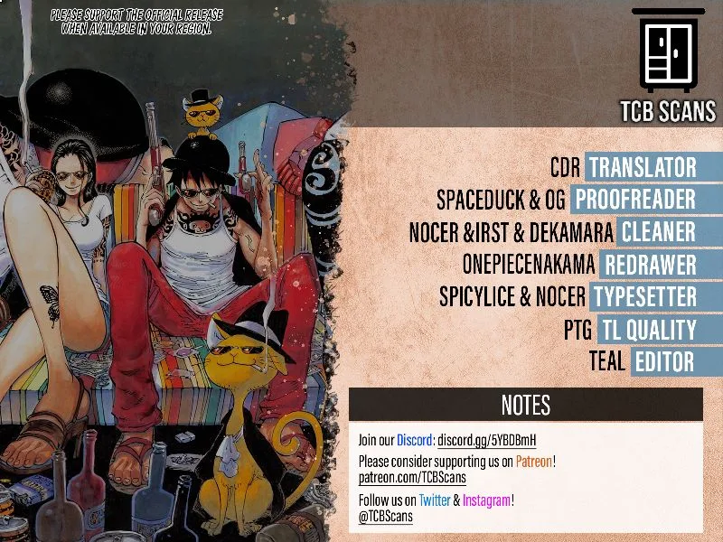 One Piece Chapter 1033 page 2