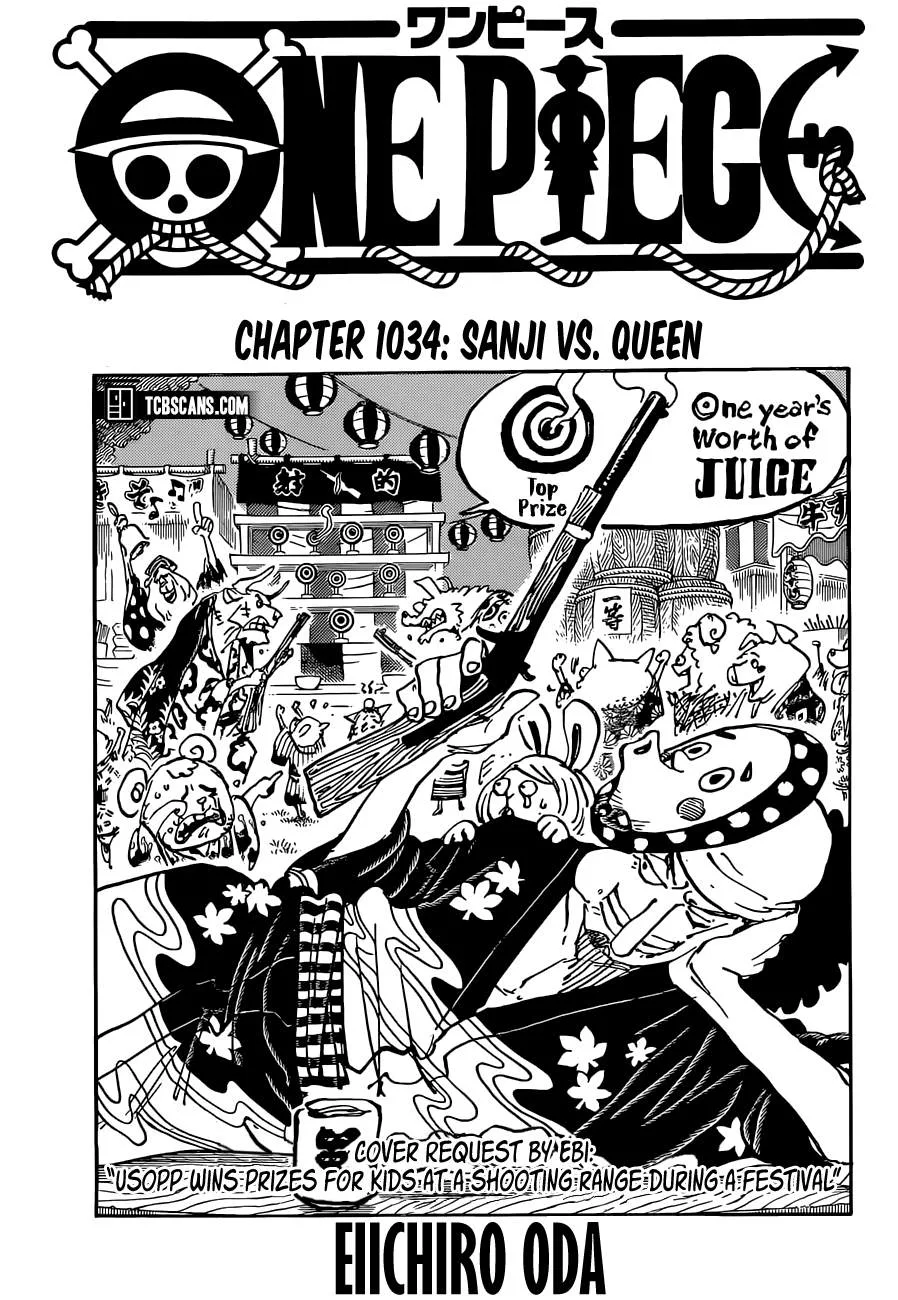 One Piece Chapter 1034 page 1