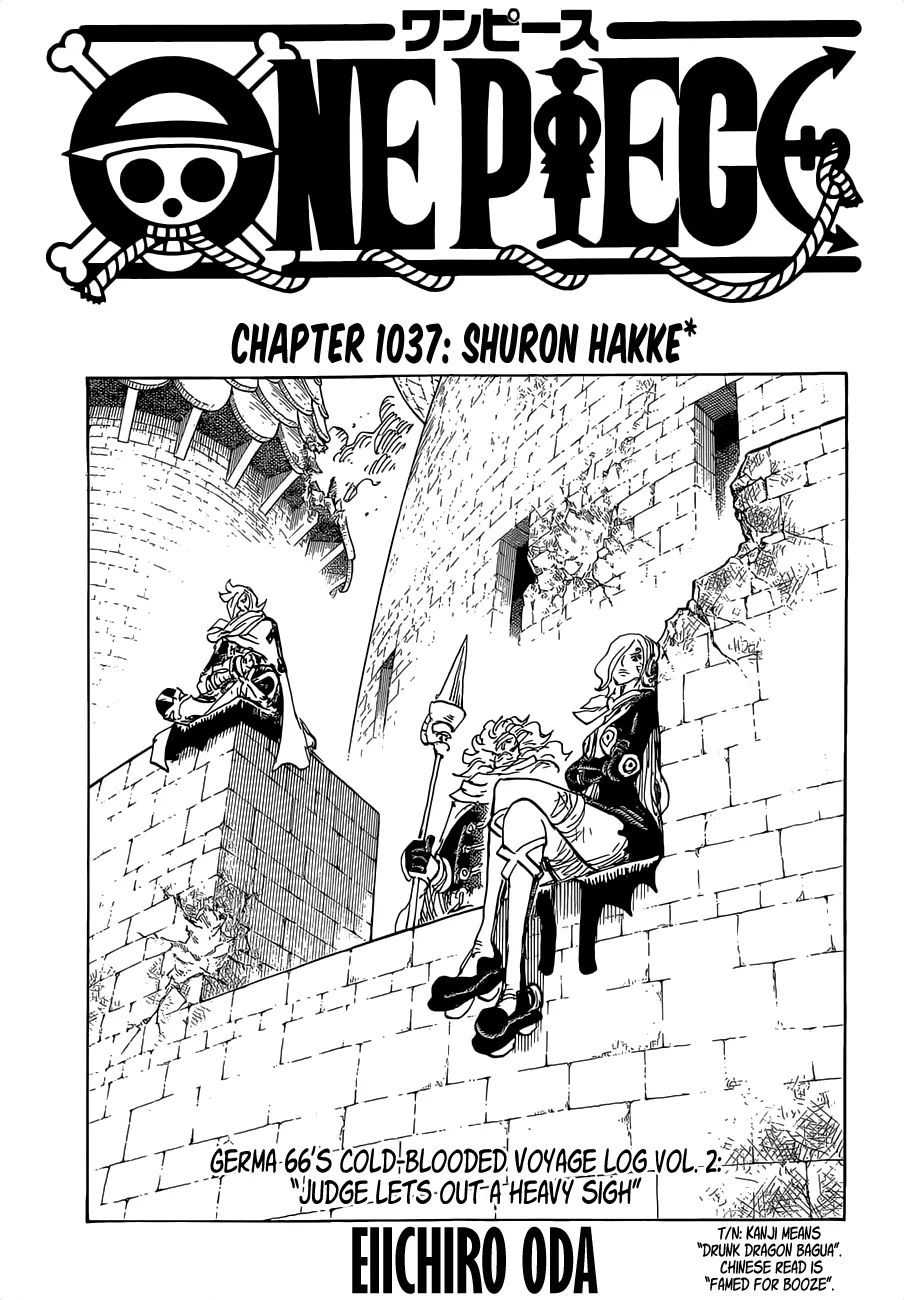 One Piece Chapter 1037 page 1