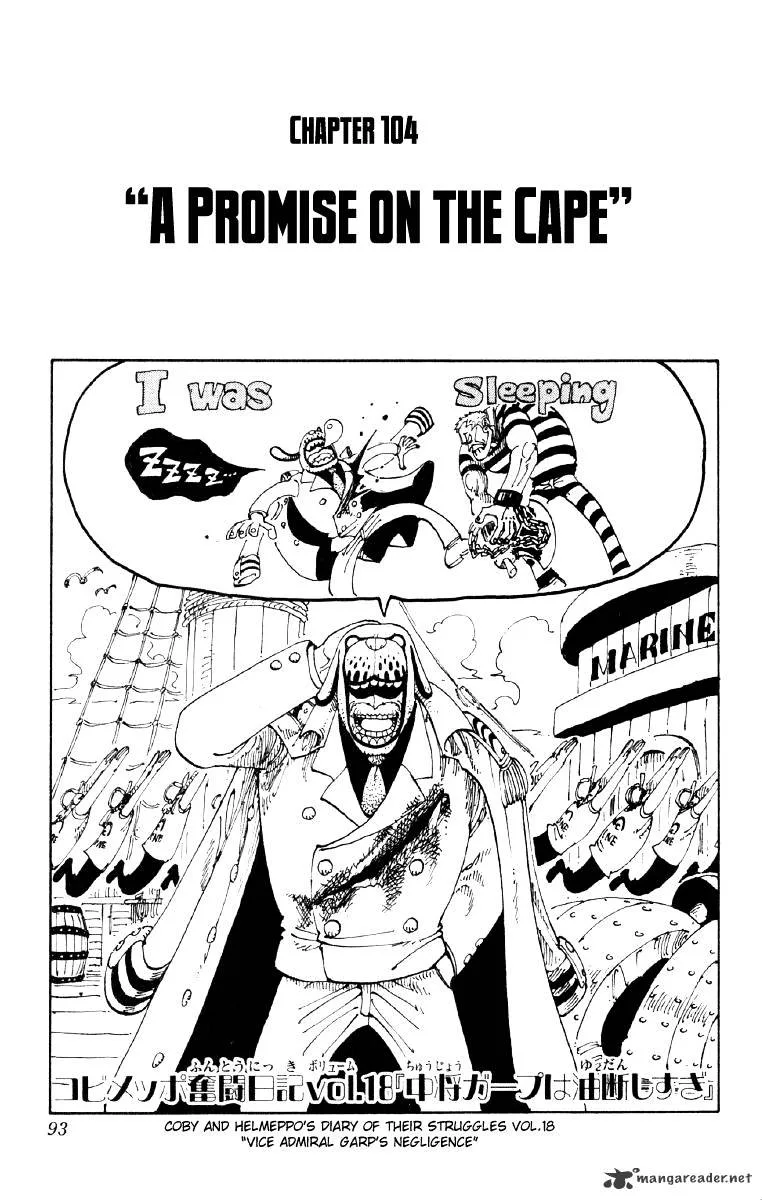One Piece Chapter 104 page 1