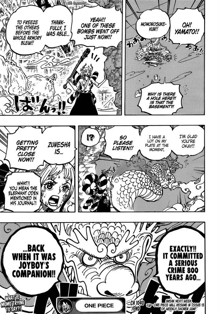 One Piece Chapter 1040 page 13