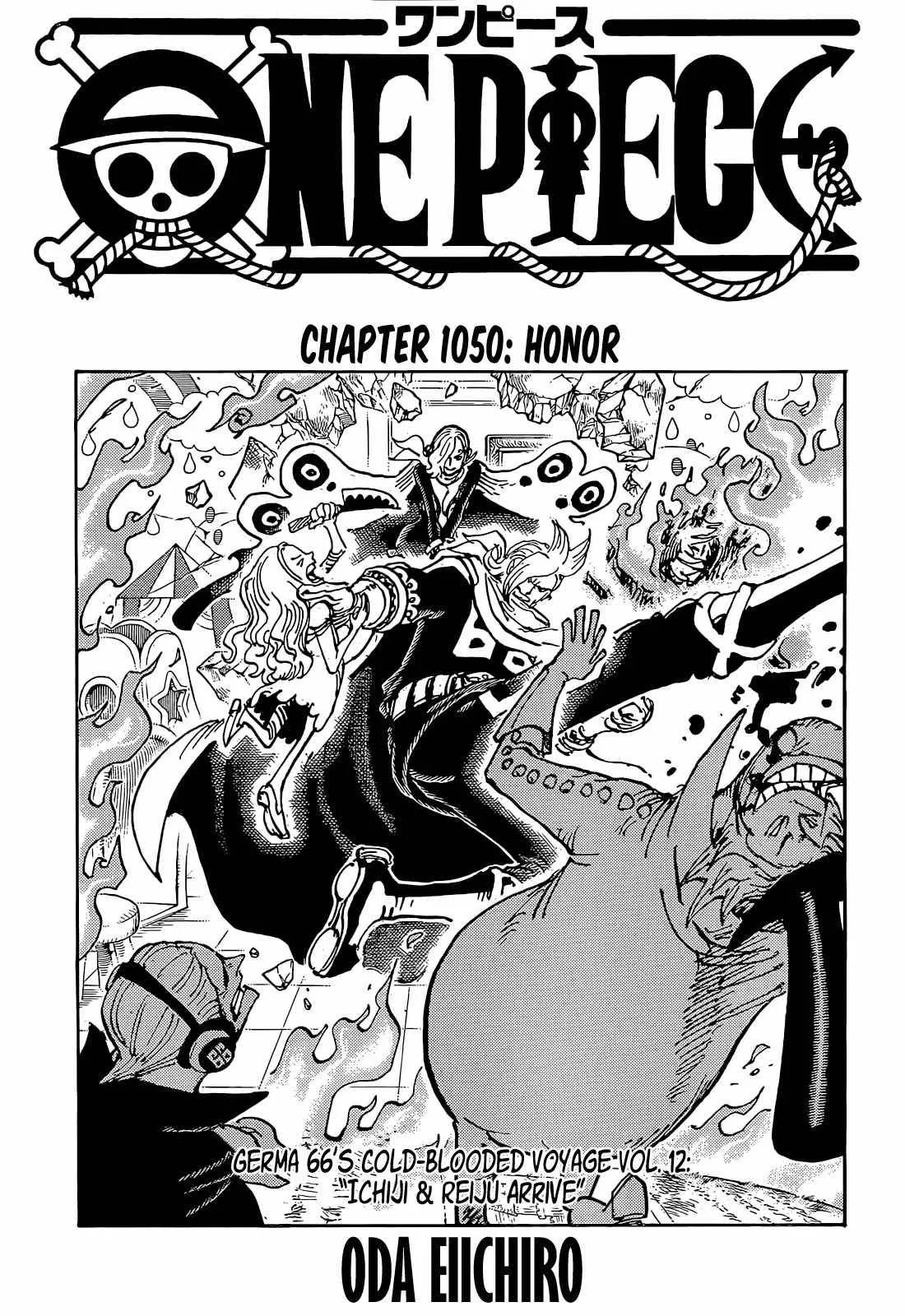 One Piece Chapter 1050 page 2