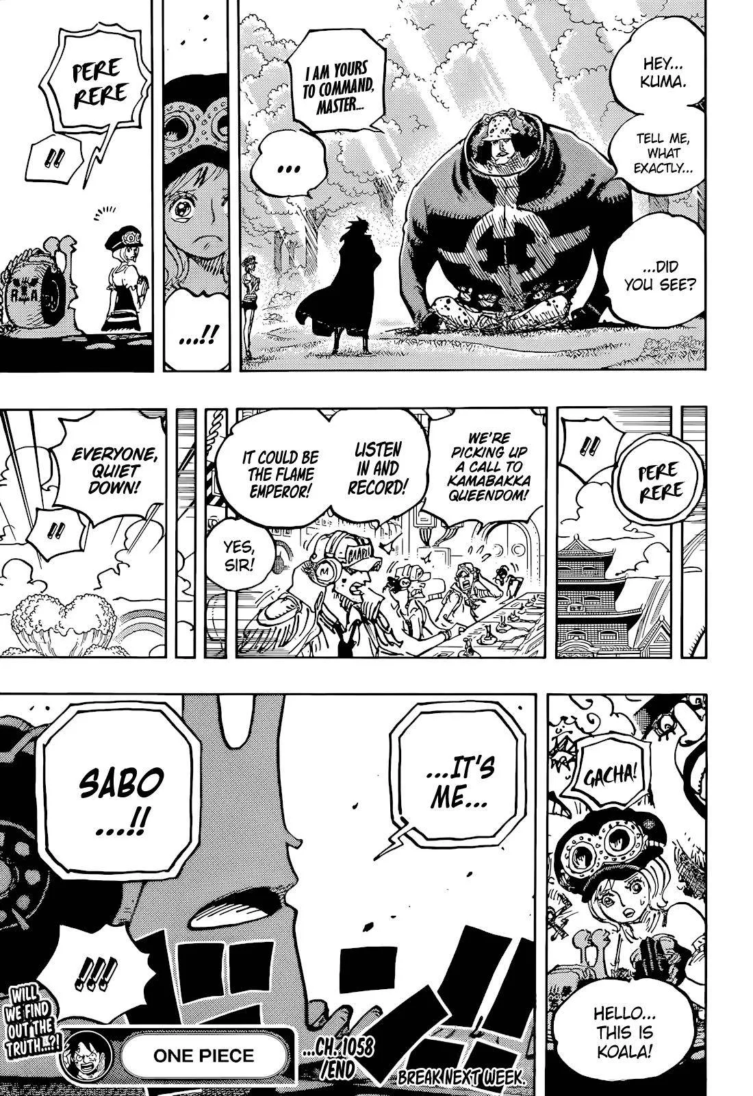 One Piece Chapter 1058 page 17