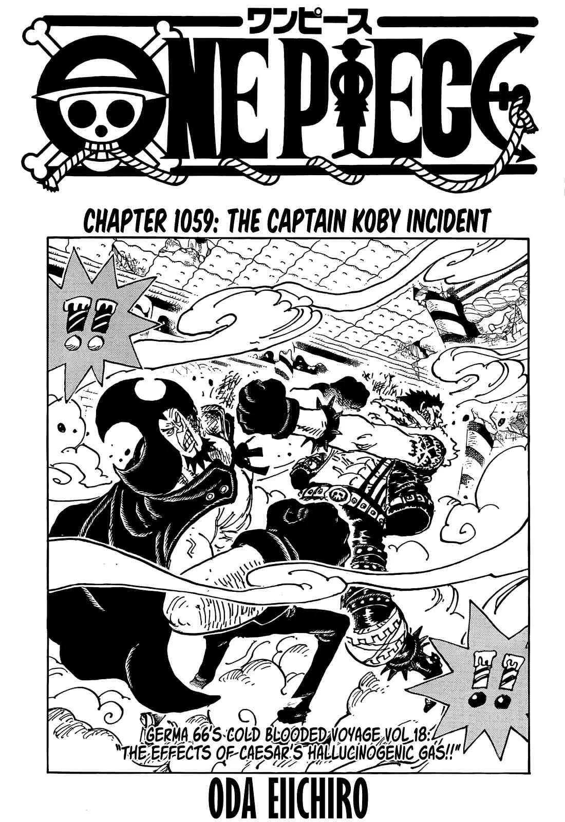 One Piece Chapter 1059 page 1