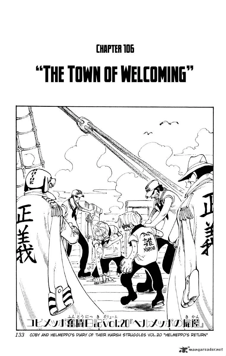One Piece Chapter 106 page 1