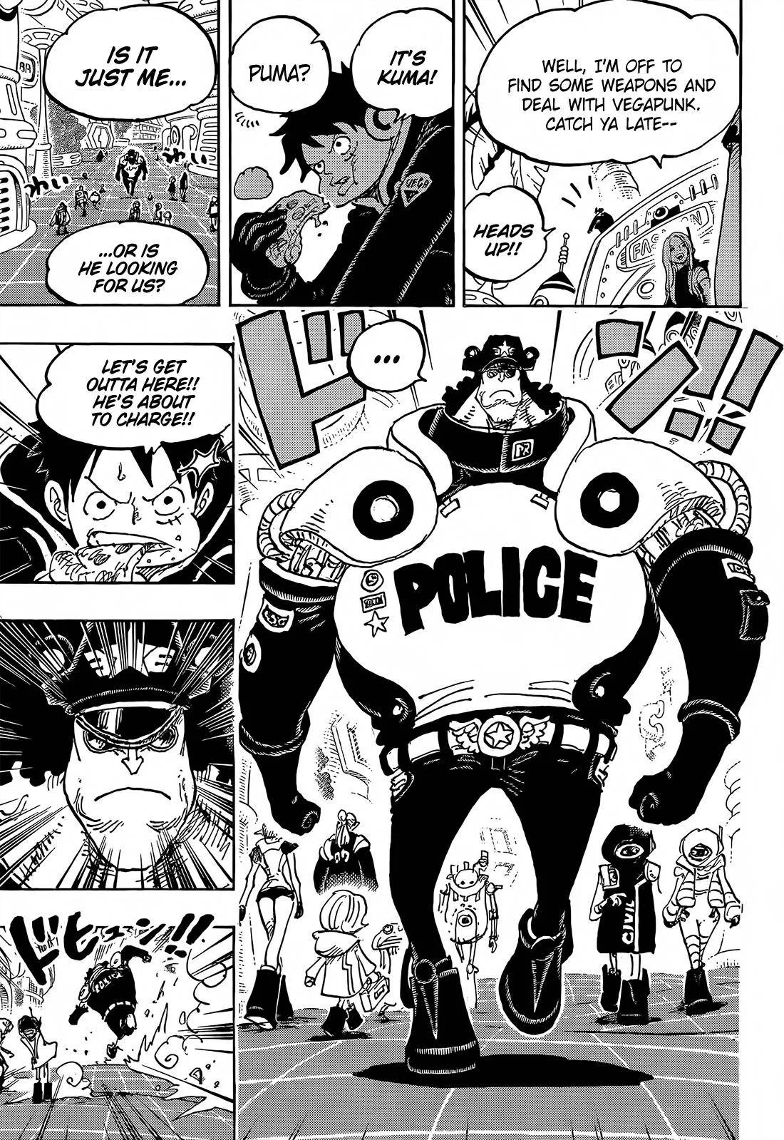One Piece Chapter 1063 page 6