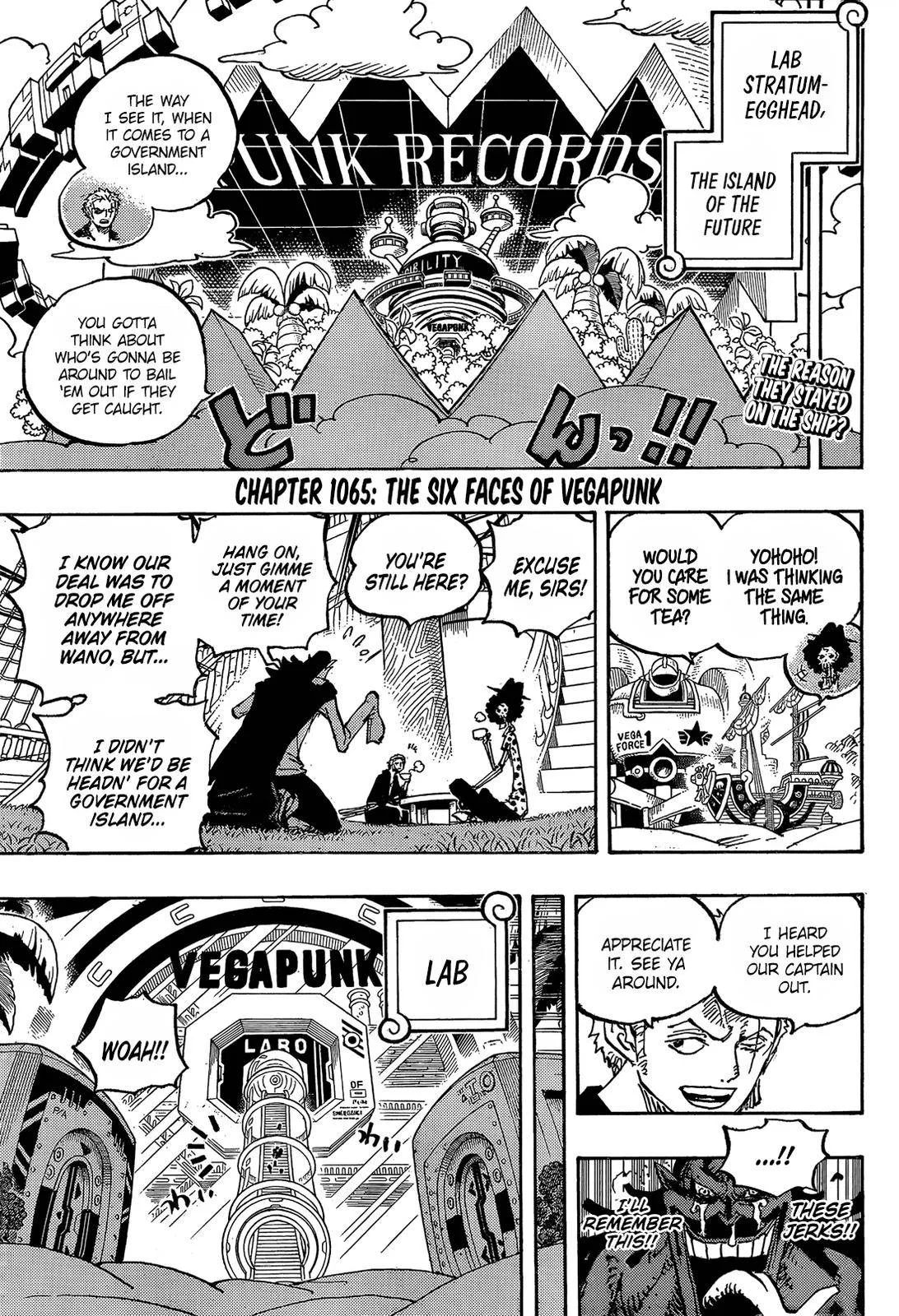 One Piece Chapter 1065 page 4