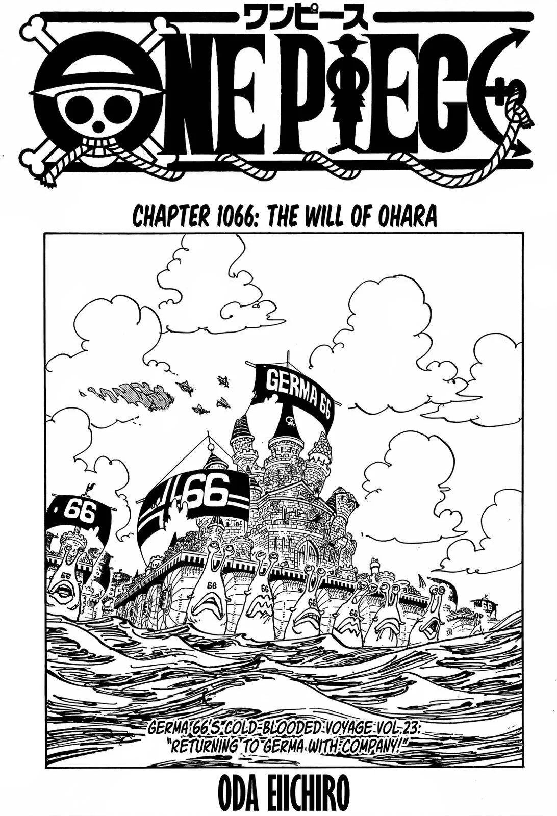 One Piece Chapter 1066 page 1