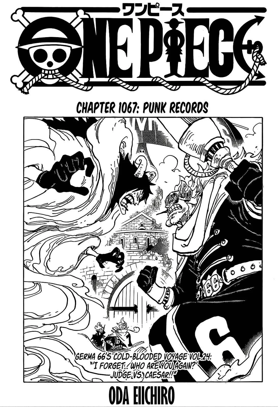 One Piece Chapter 1067 page 1