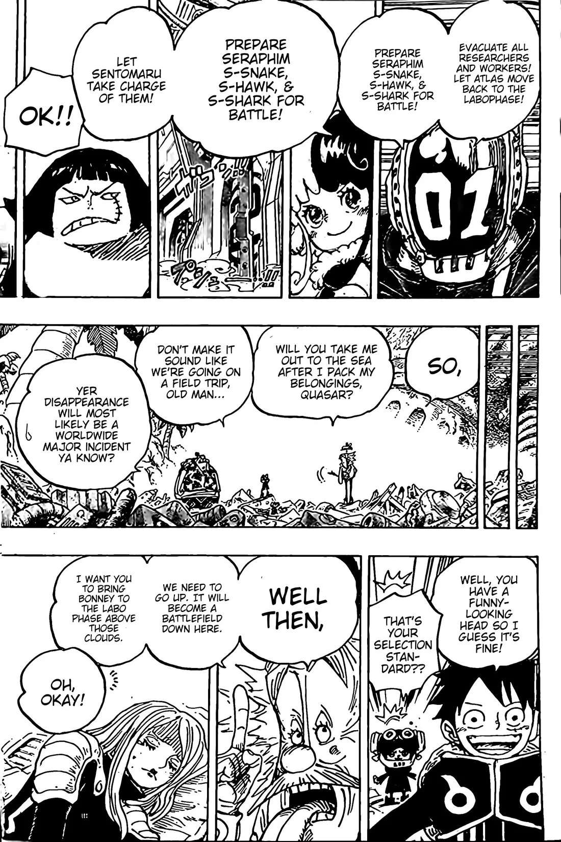 One Piece Chapter 1068 page 12