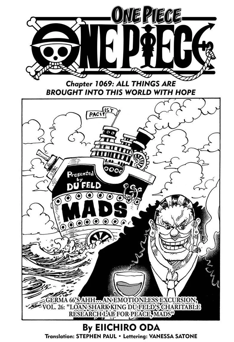 One Piece Chapter 1069 page 1