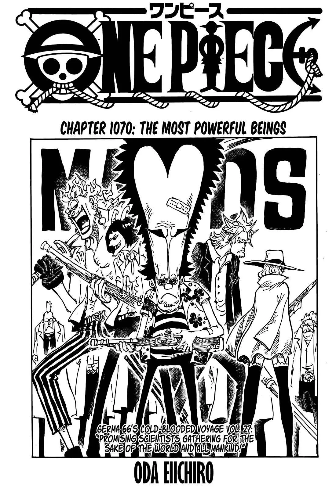 One Piece Chapter 1070 page 3