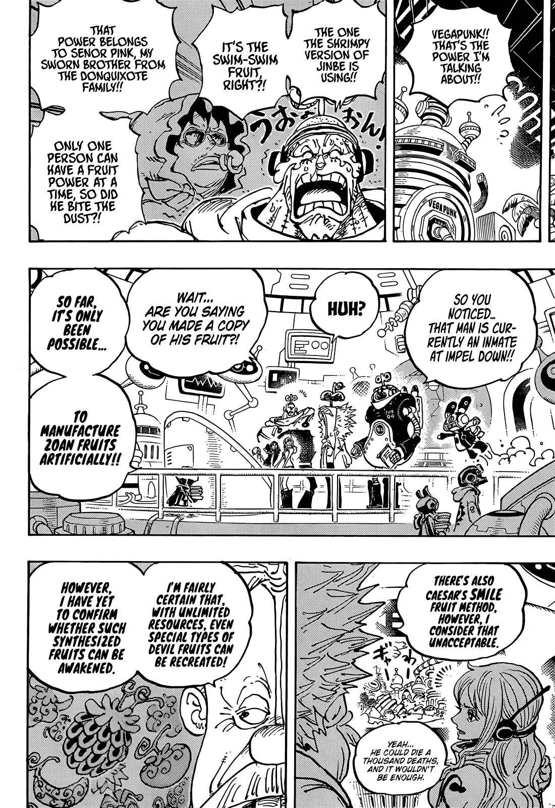 One Piece Chapter 1070 page 8