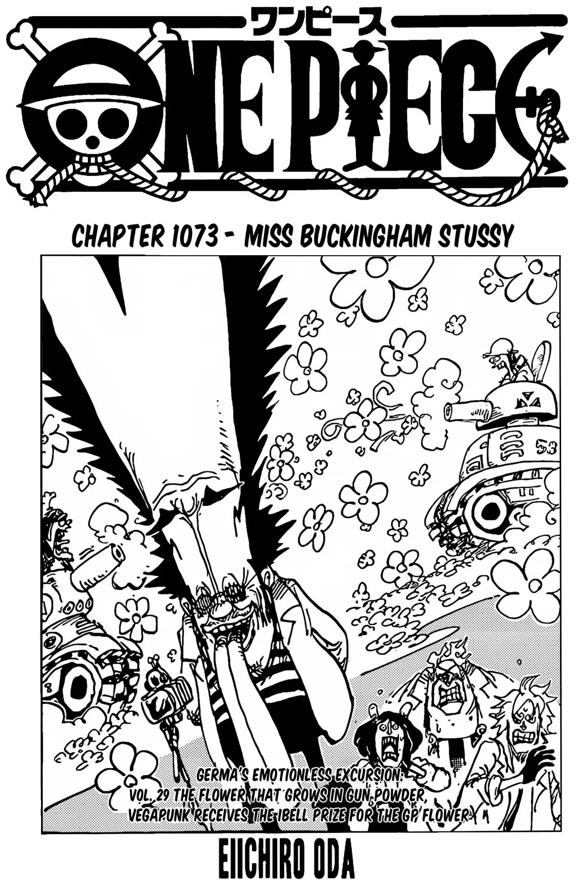 One Piece Chapter 1072.1 page 1