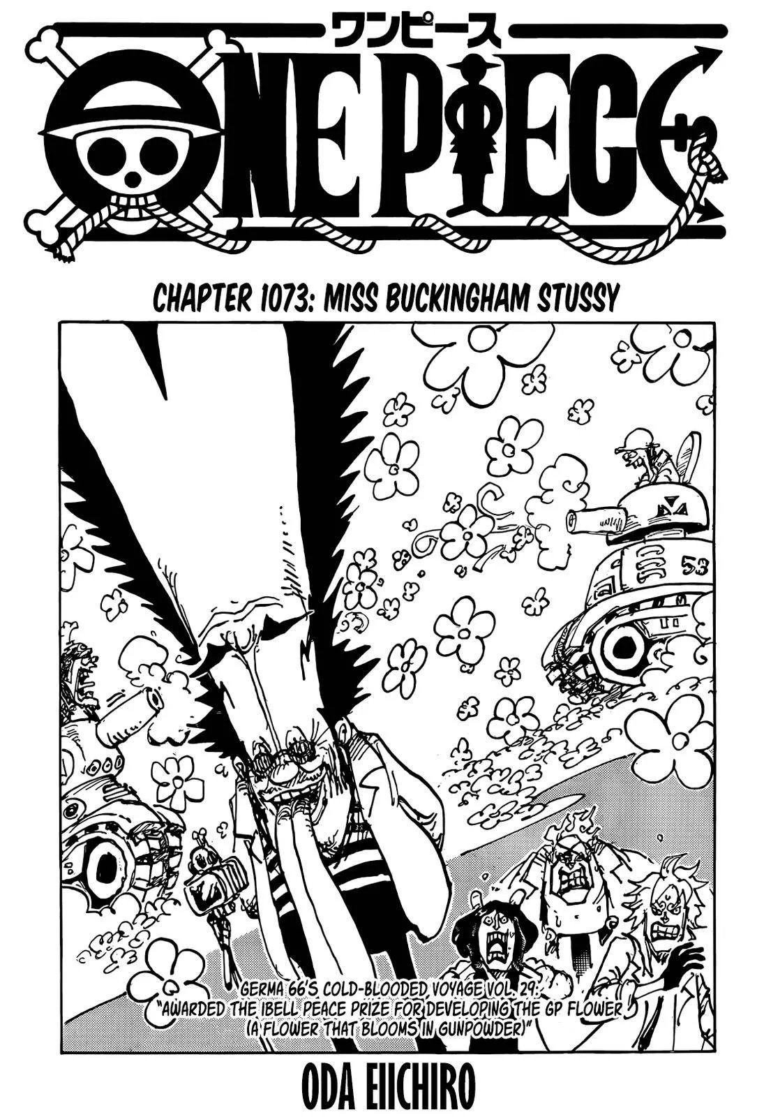 One Piece Chapter 1073 page 1