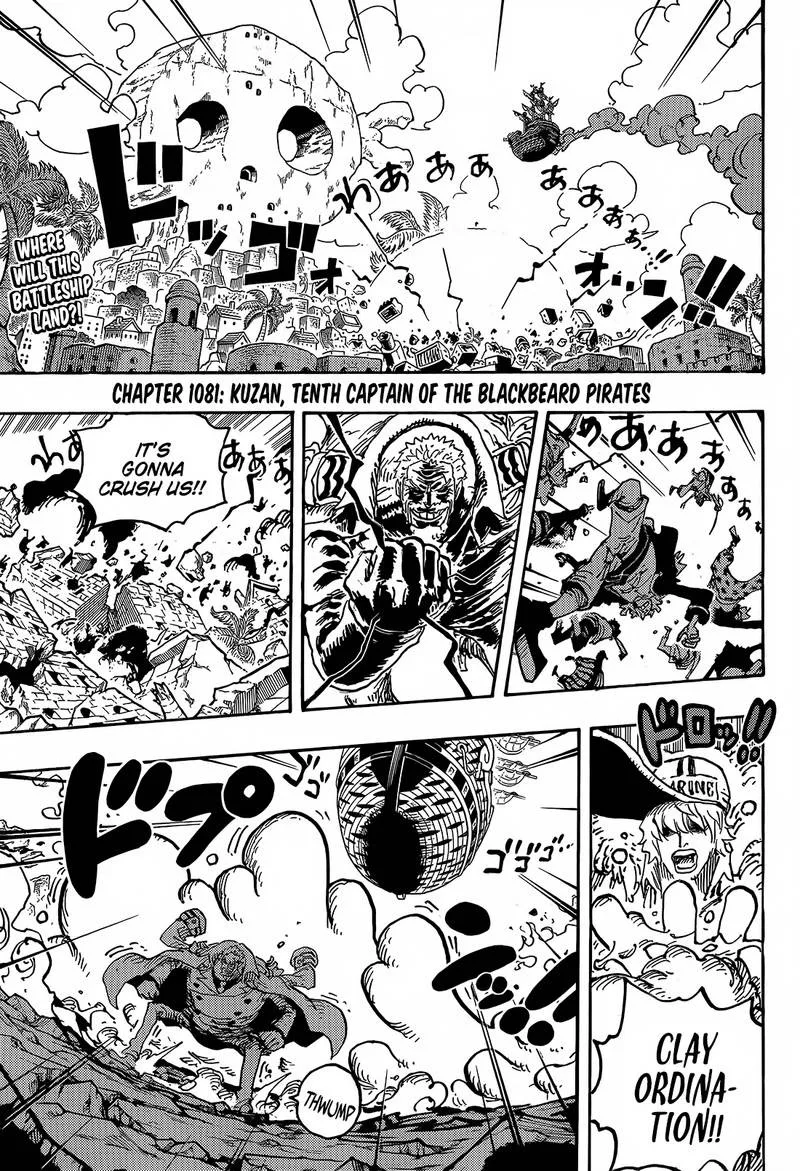 One Piece Chapter 1081 page 3
