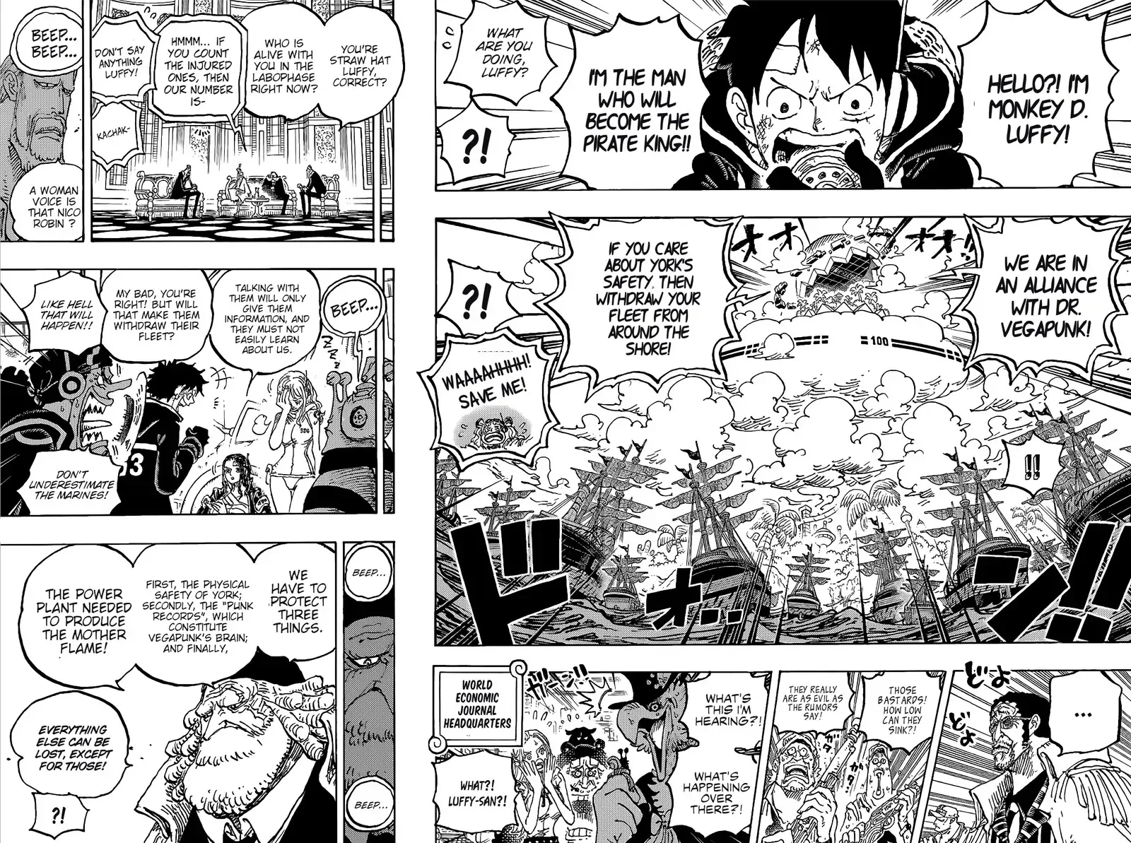 One Piece Chapter 1090 page 2
