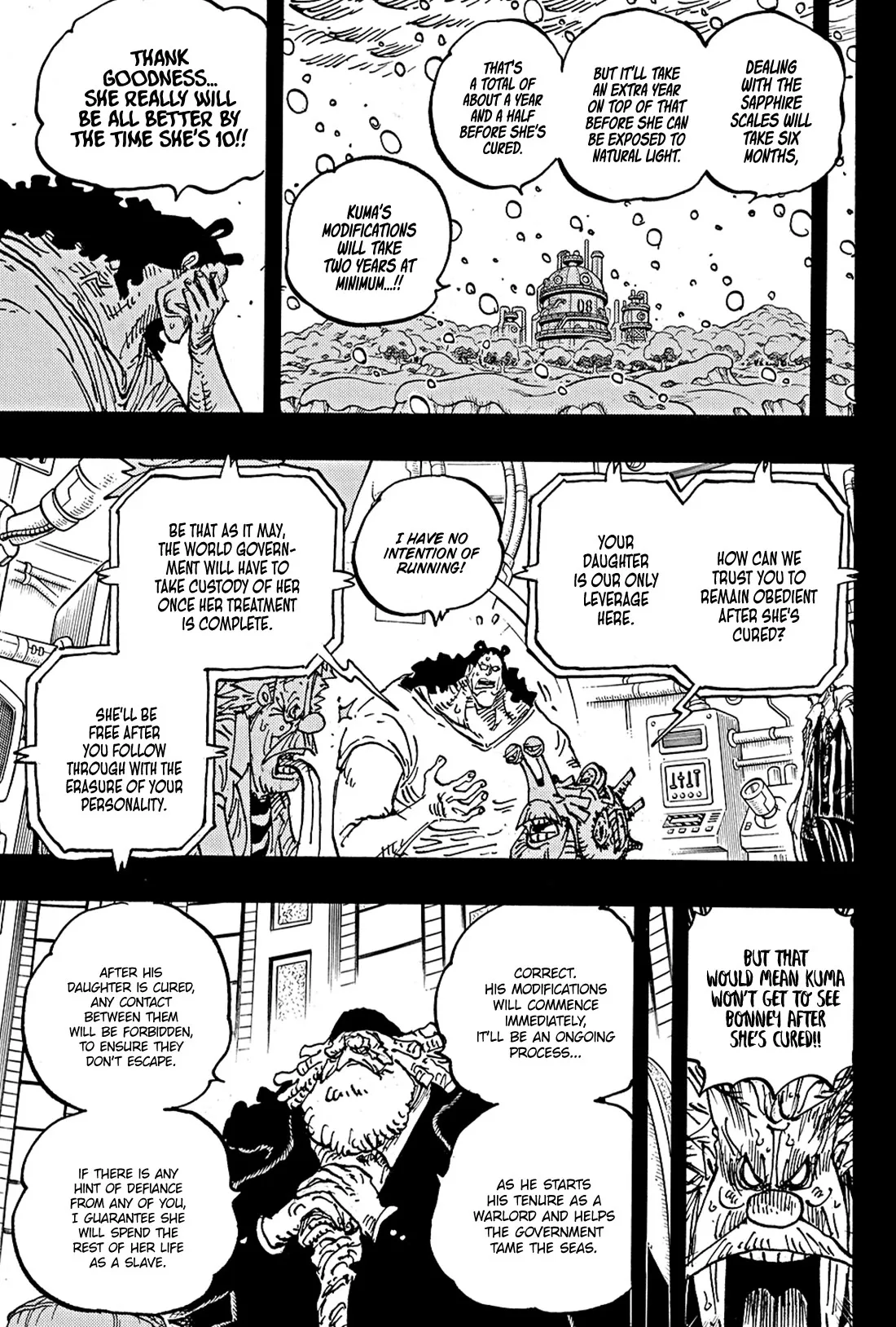 One Piece Chapter 1100 page 8