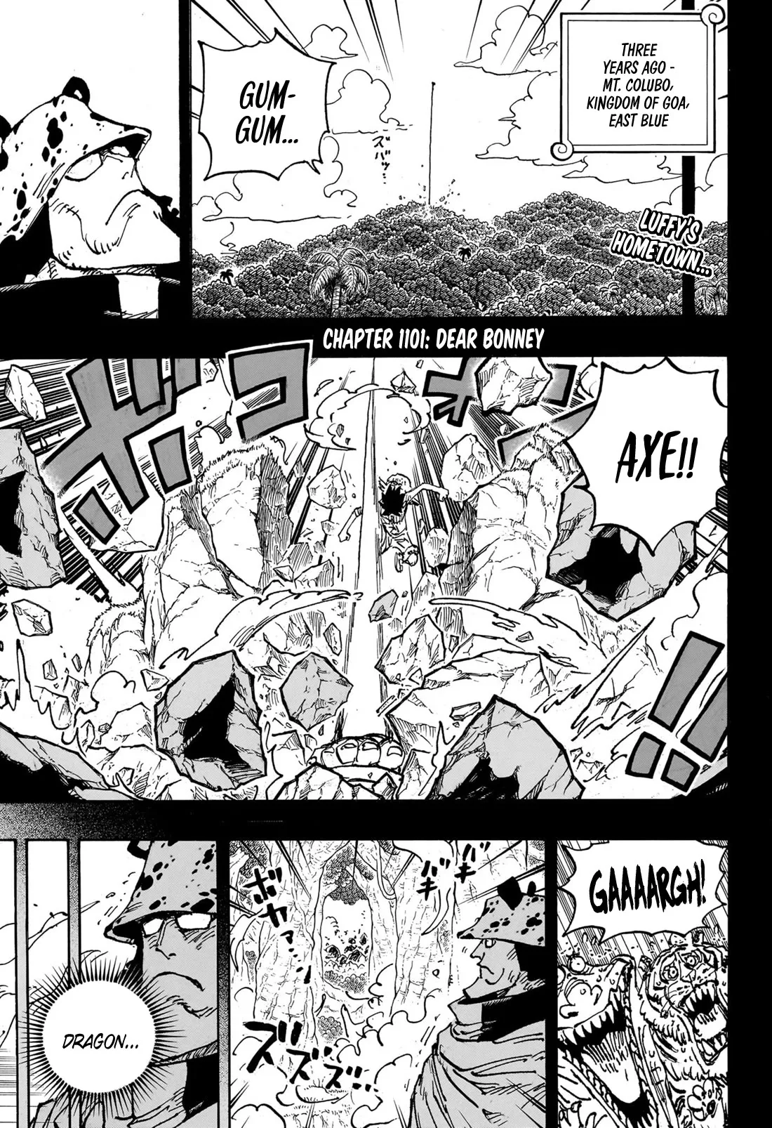 One Piece Chapter 1101 page 4