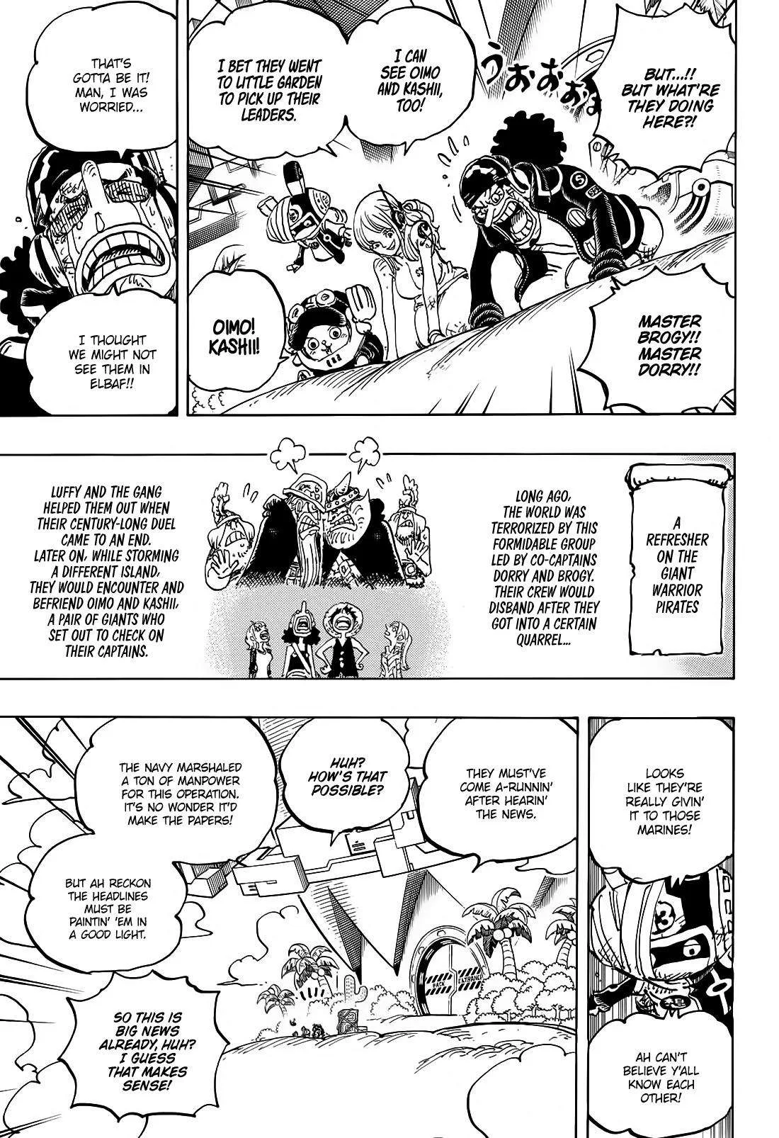 One Piece Chapter 1107 page 5
