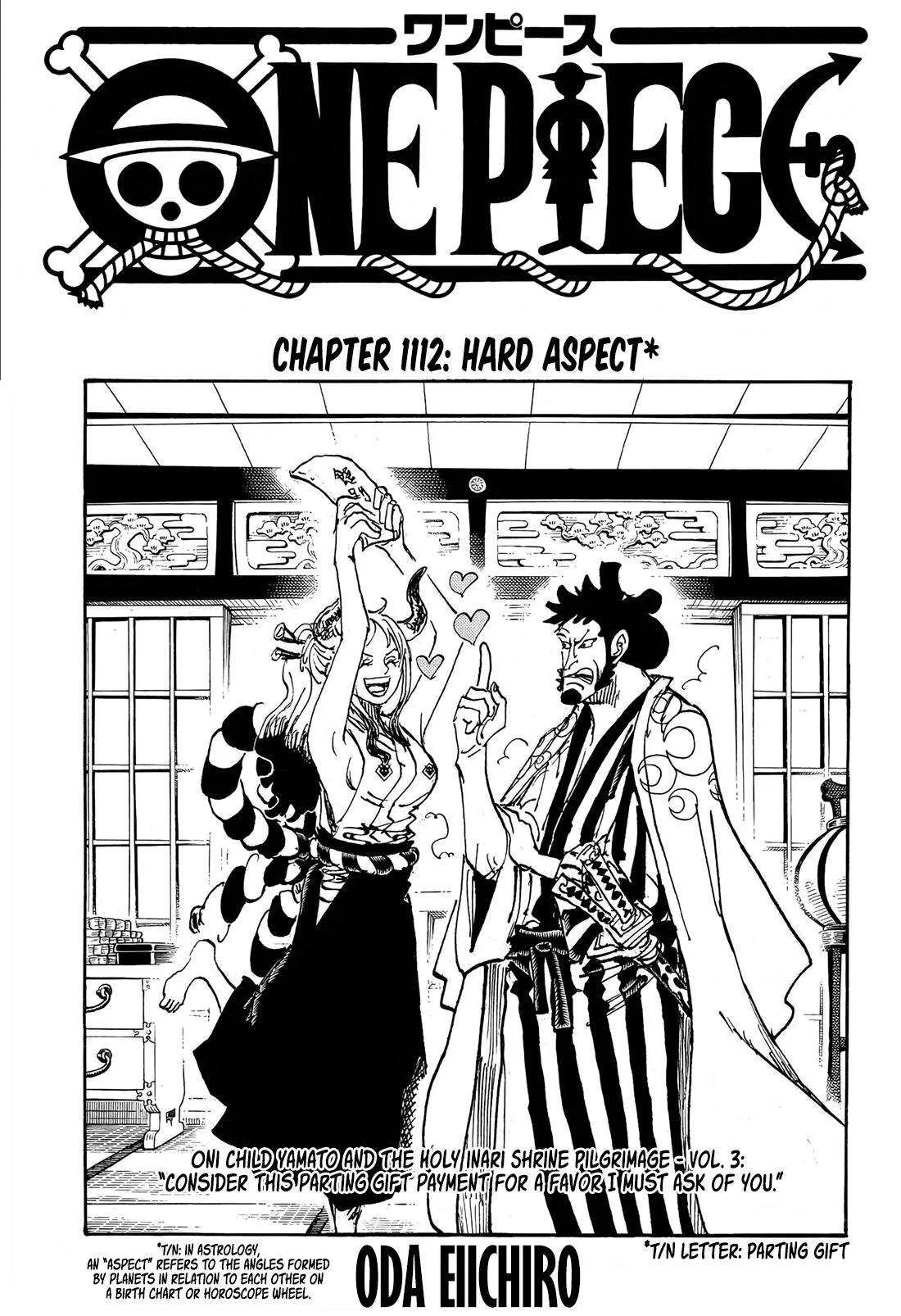 One Piece Chapter 1112 page 1