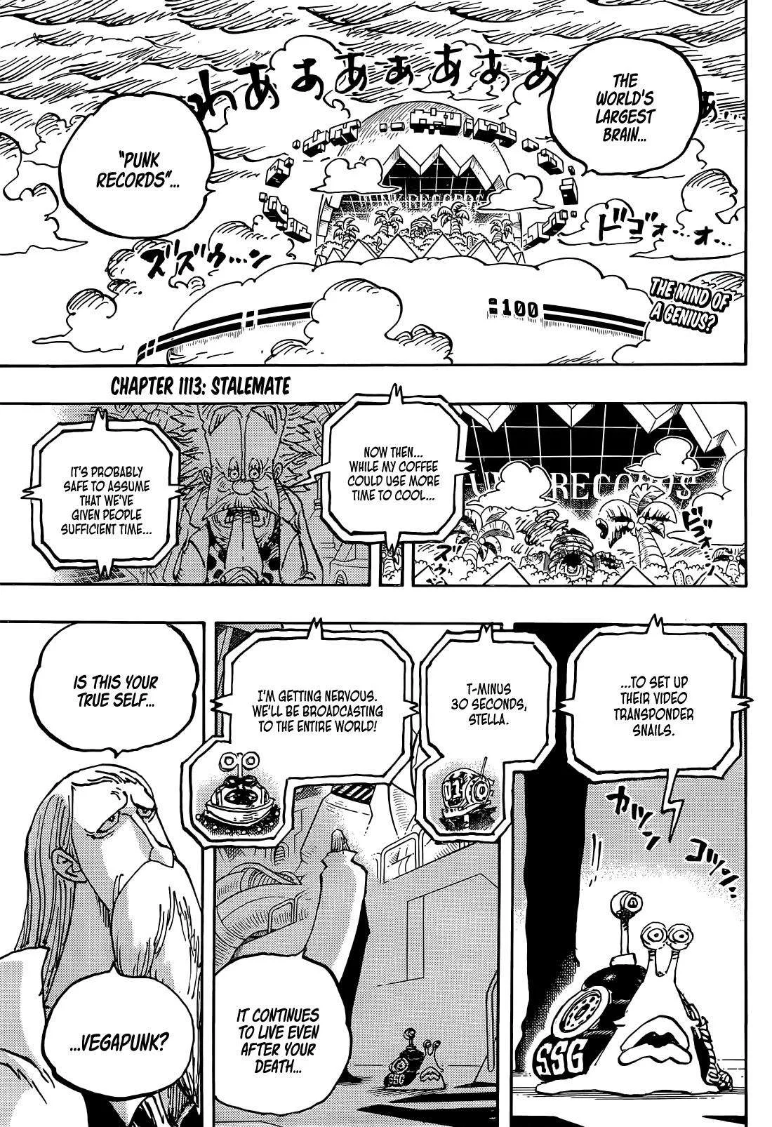 One Piece Chapter 1113 page 3