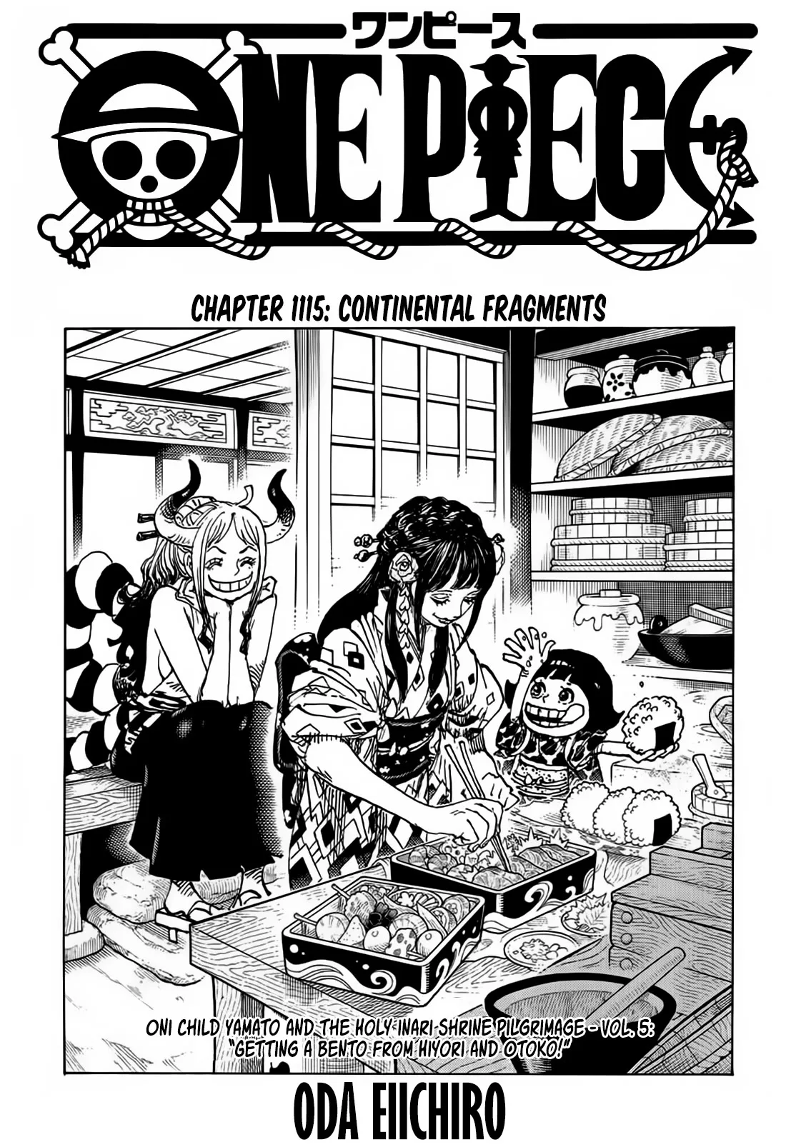 One Piece Chapter 1115 page 1