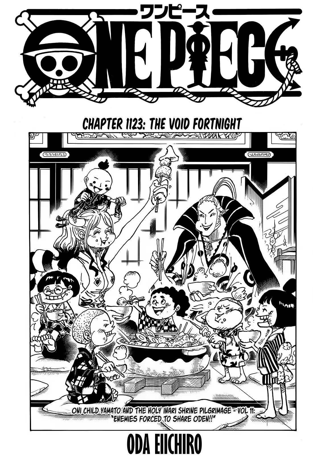 One Piece Chapter 1123 page 1