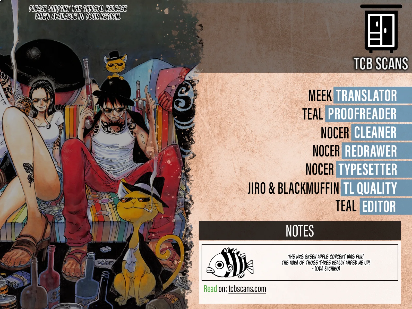 One Piece Chapter 1123 page 2