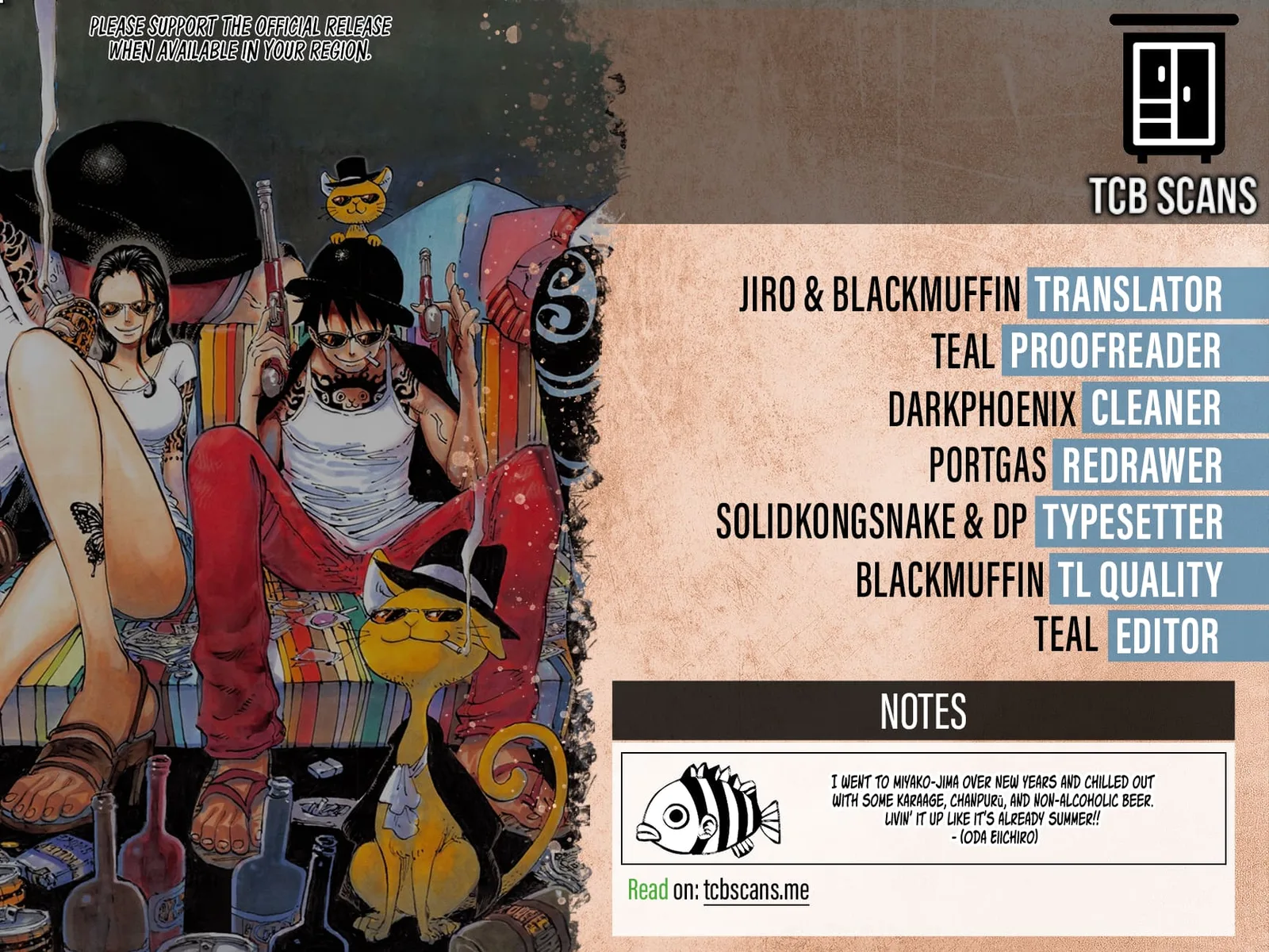One Piece Chapter 1136 page 2