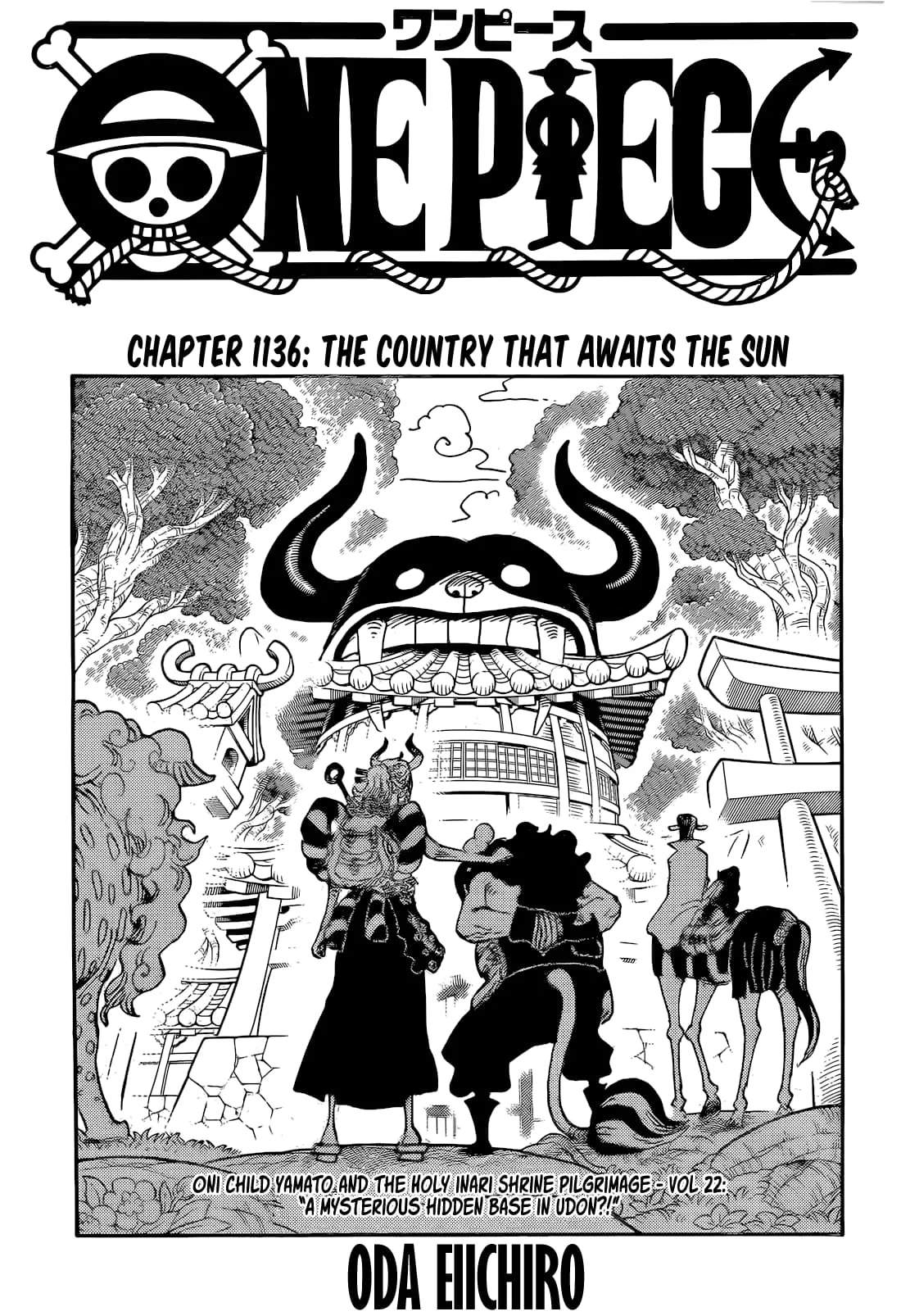 One Piece Chapter 1136 page 1