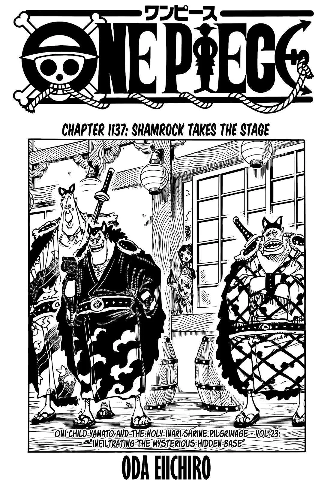 One Piece Chapter 1137 page 1