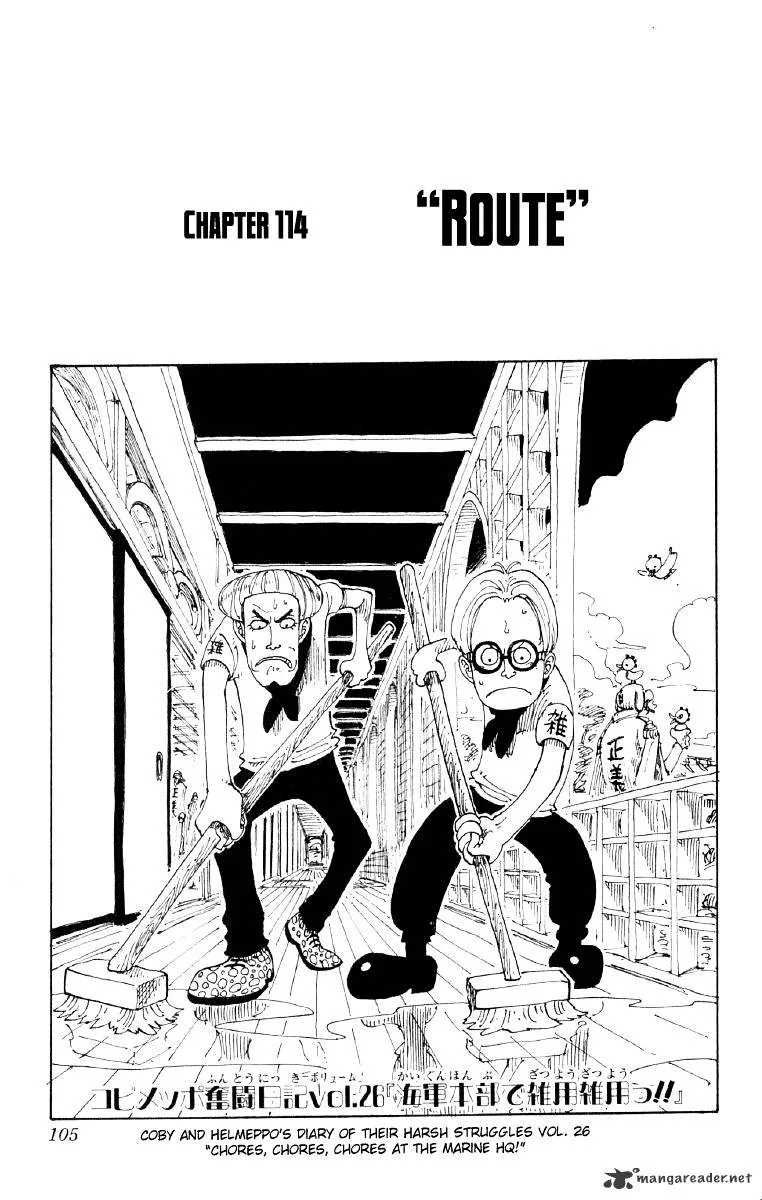 One Piece Chapter 114 page 1