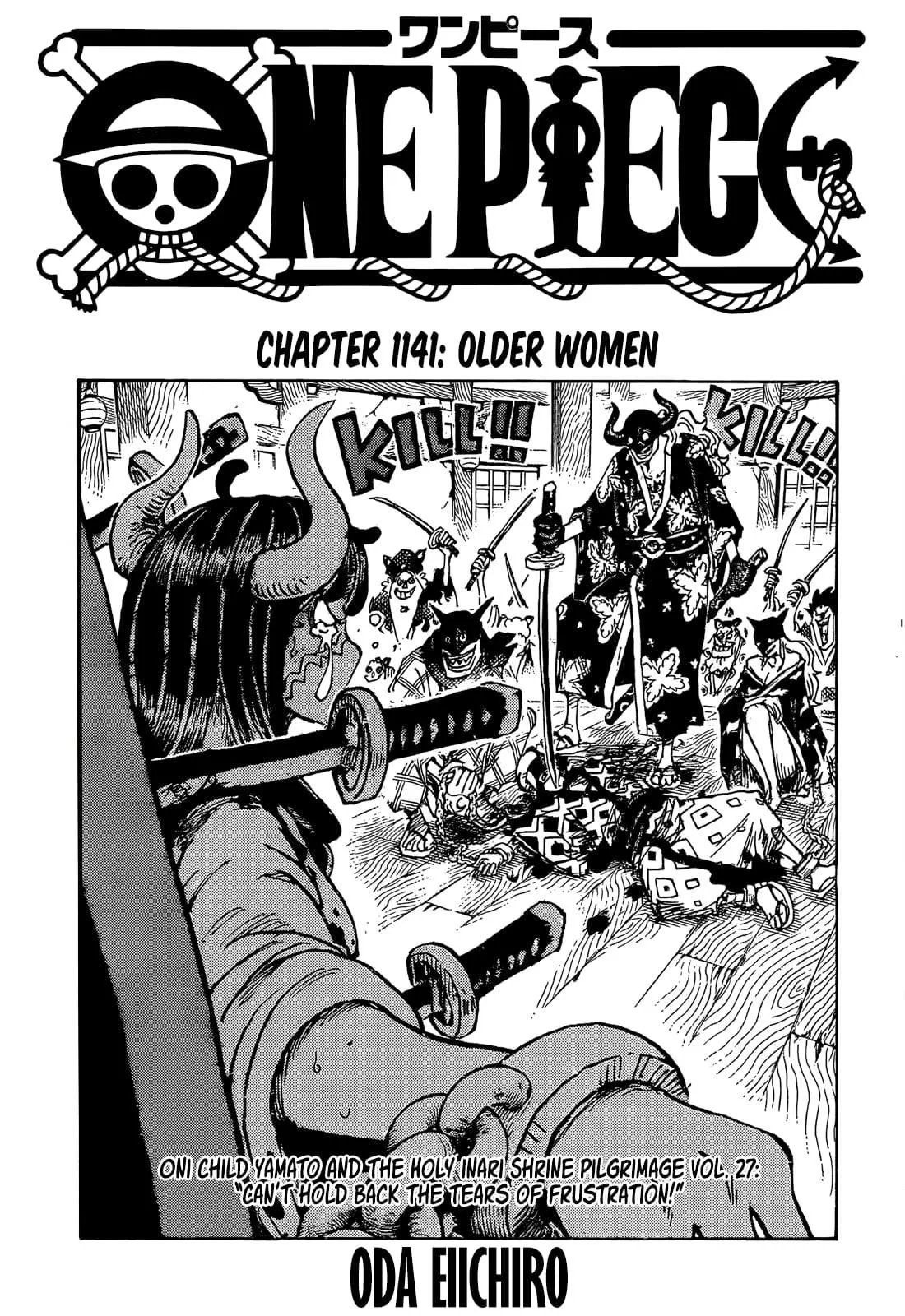 One Piece Chapter 1141 page 1