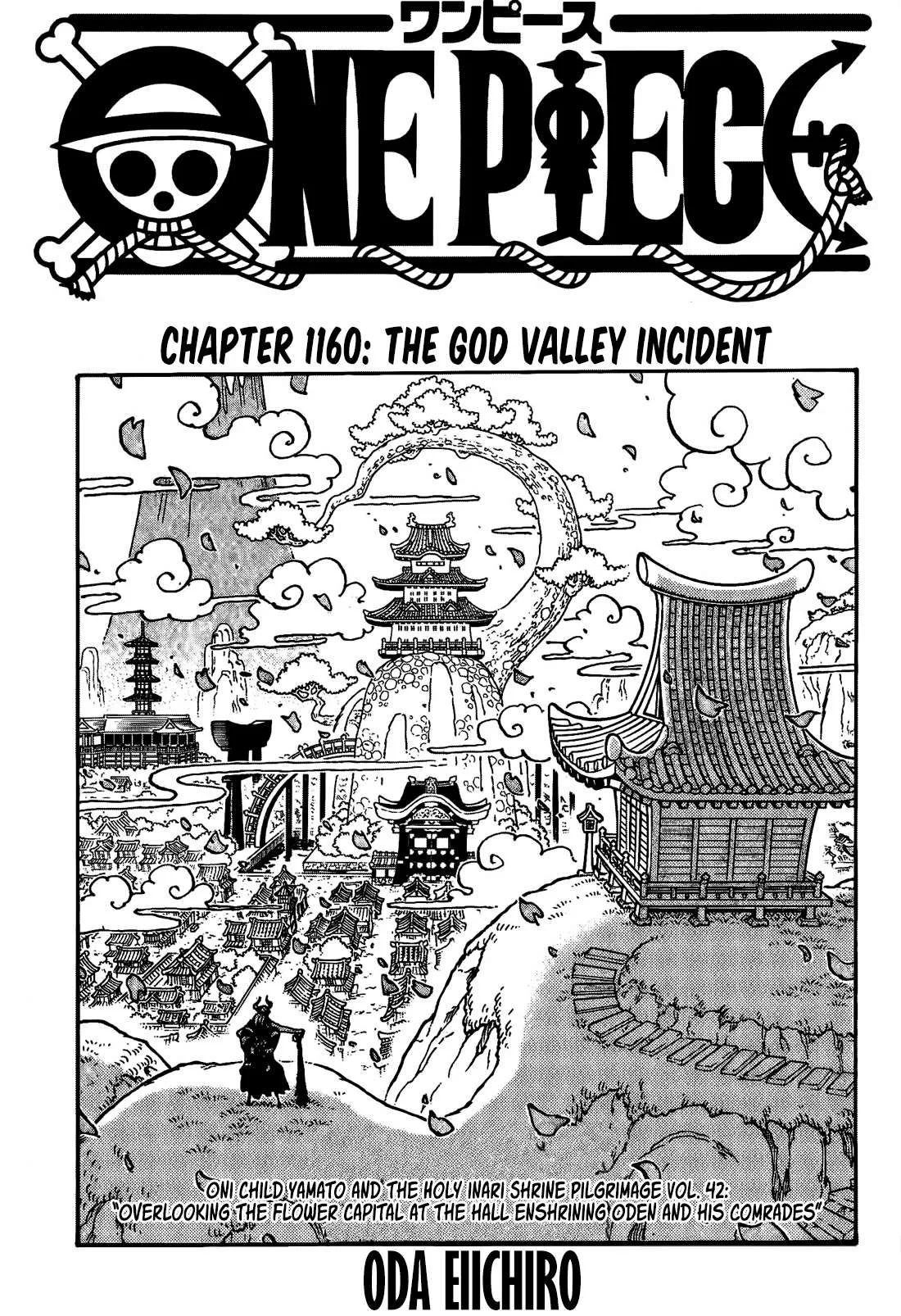 One Piece Chapter 1160 page 1