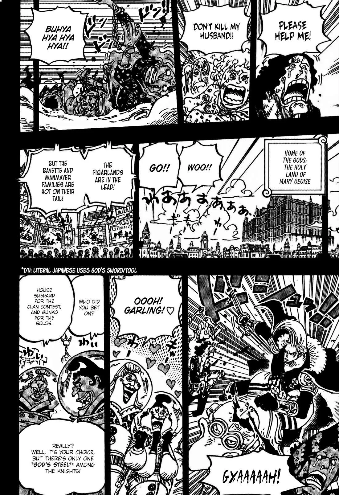 One Piece Chapter 1160 page 6
