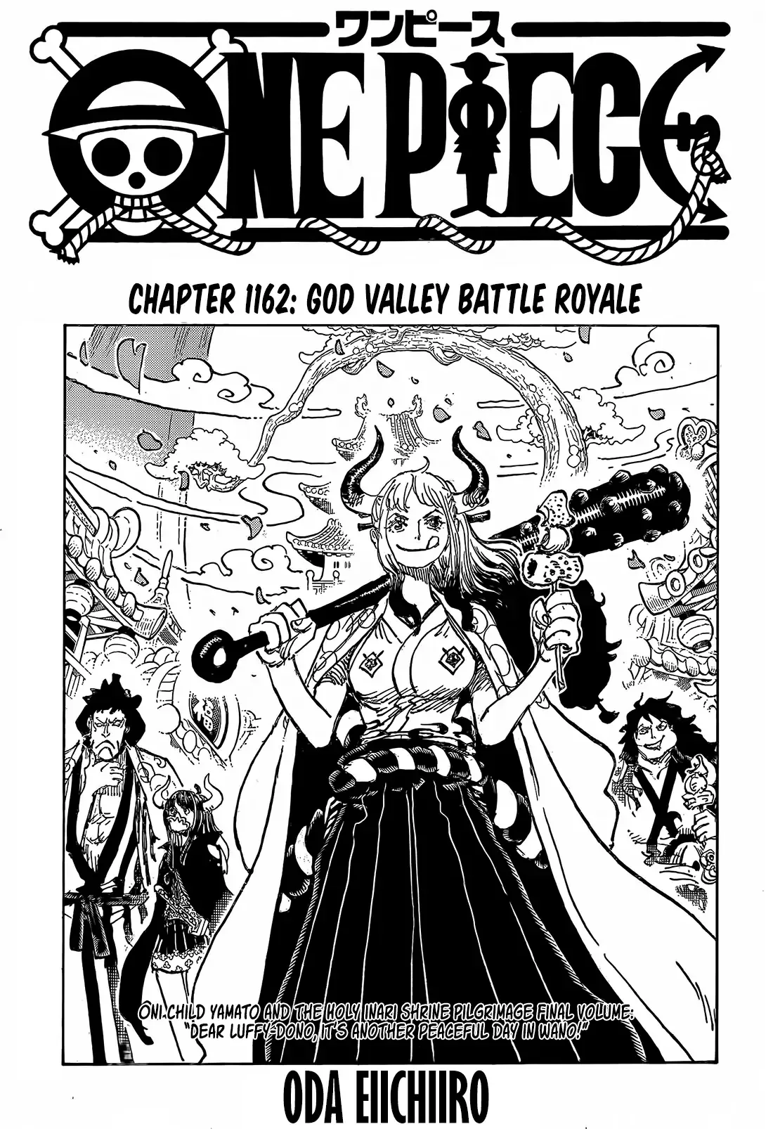 One Piece Chapter 1162 page 1