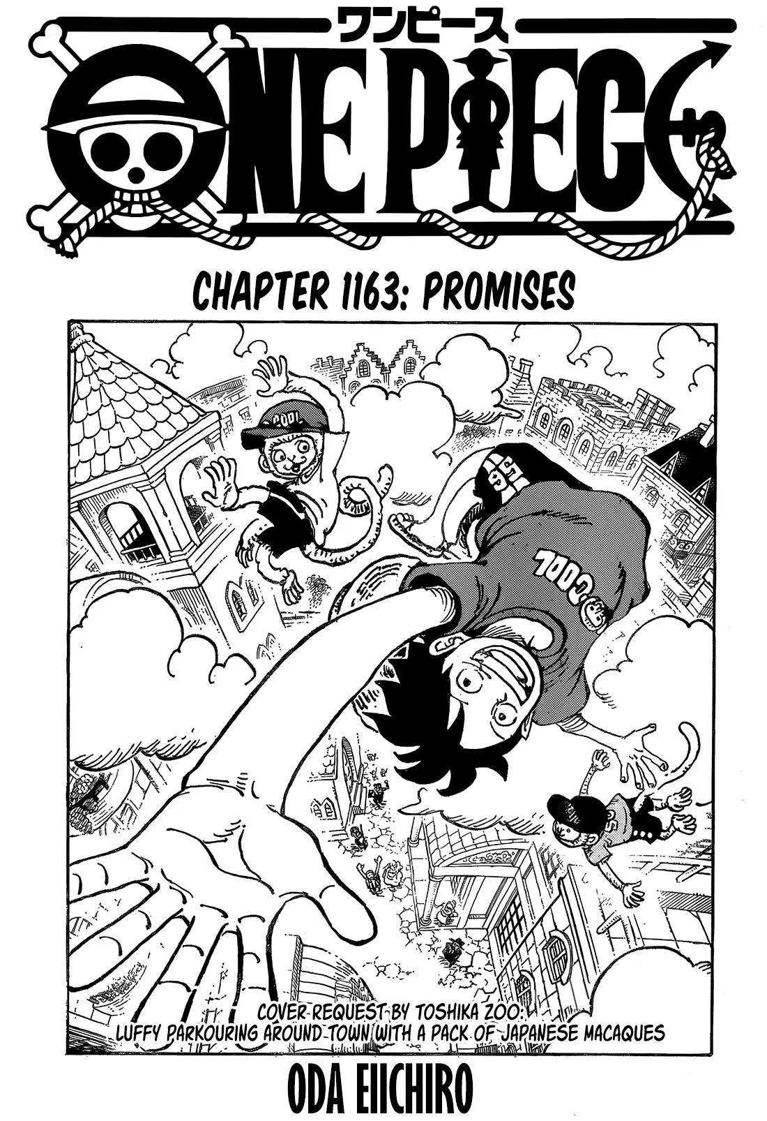 One Piece Chapter 1163 page 1