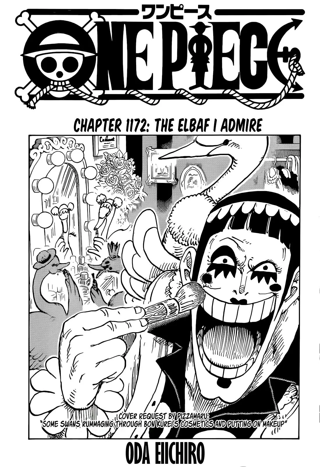 One Piece Chapter 1172 page 1