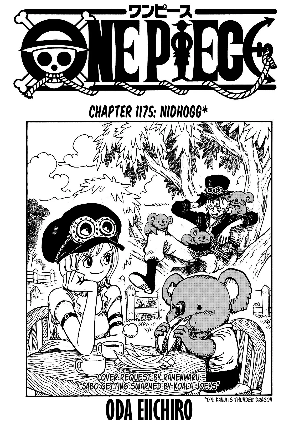 One Piece Chapter 1175 page 1