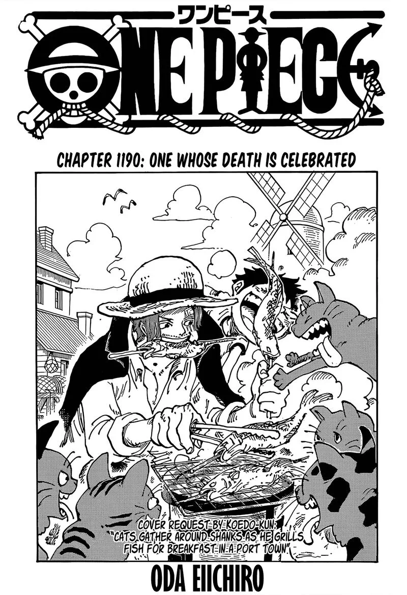 One Piece Chapter 1190 page 1