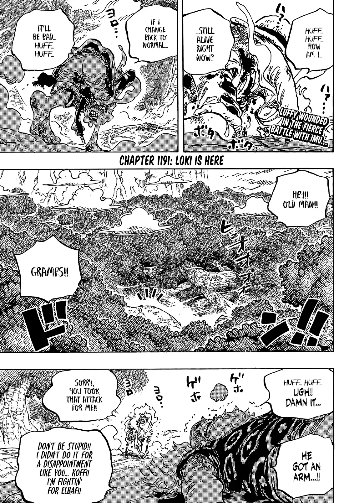 One Piece Chapter 1191 page 1