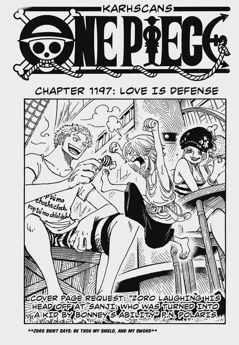 One Piece Chapter 1197 page 1