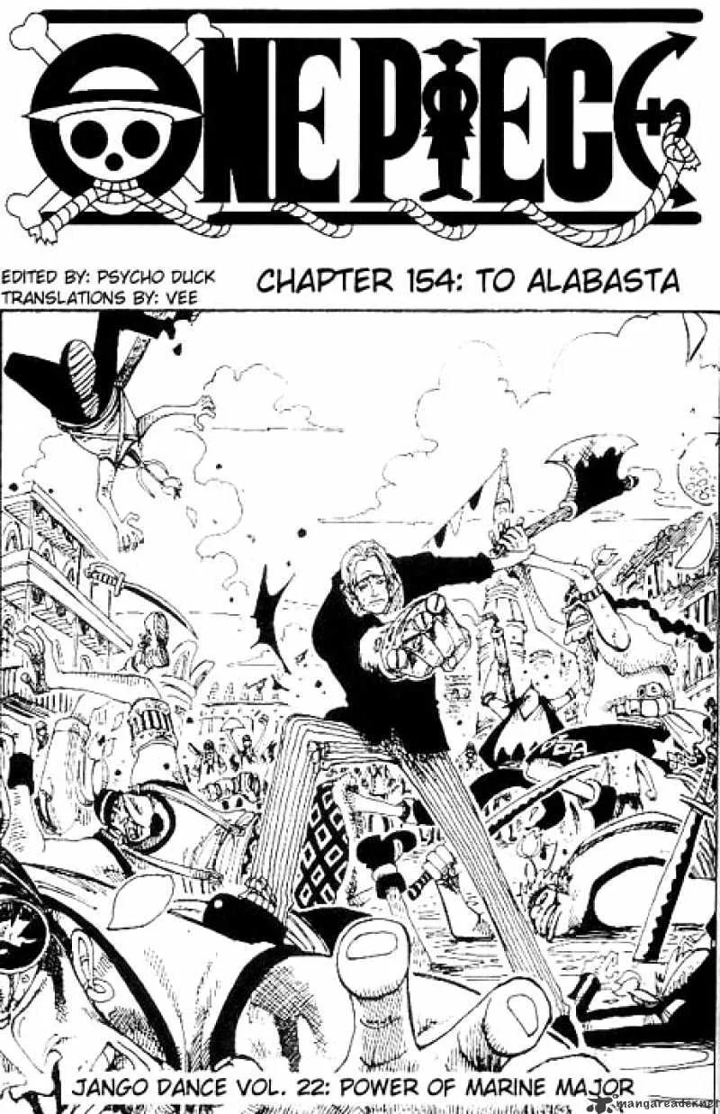 One Piece Chapter 154 page 1
