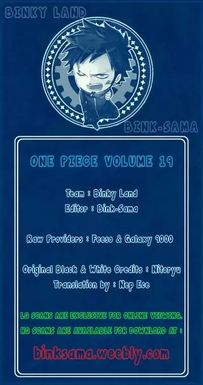 One Piece Chapter 172 page 1