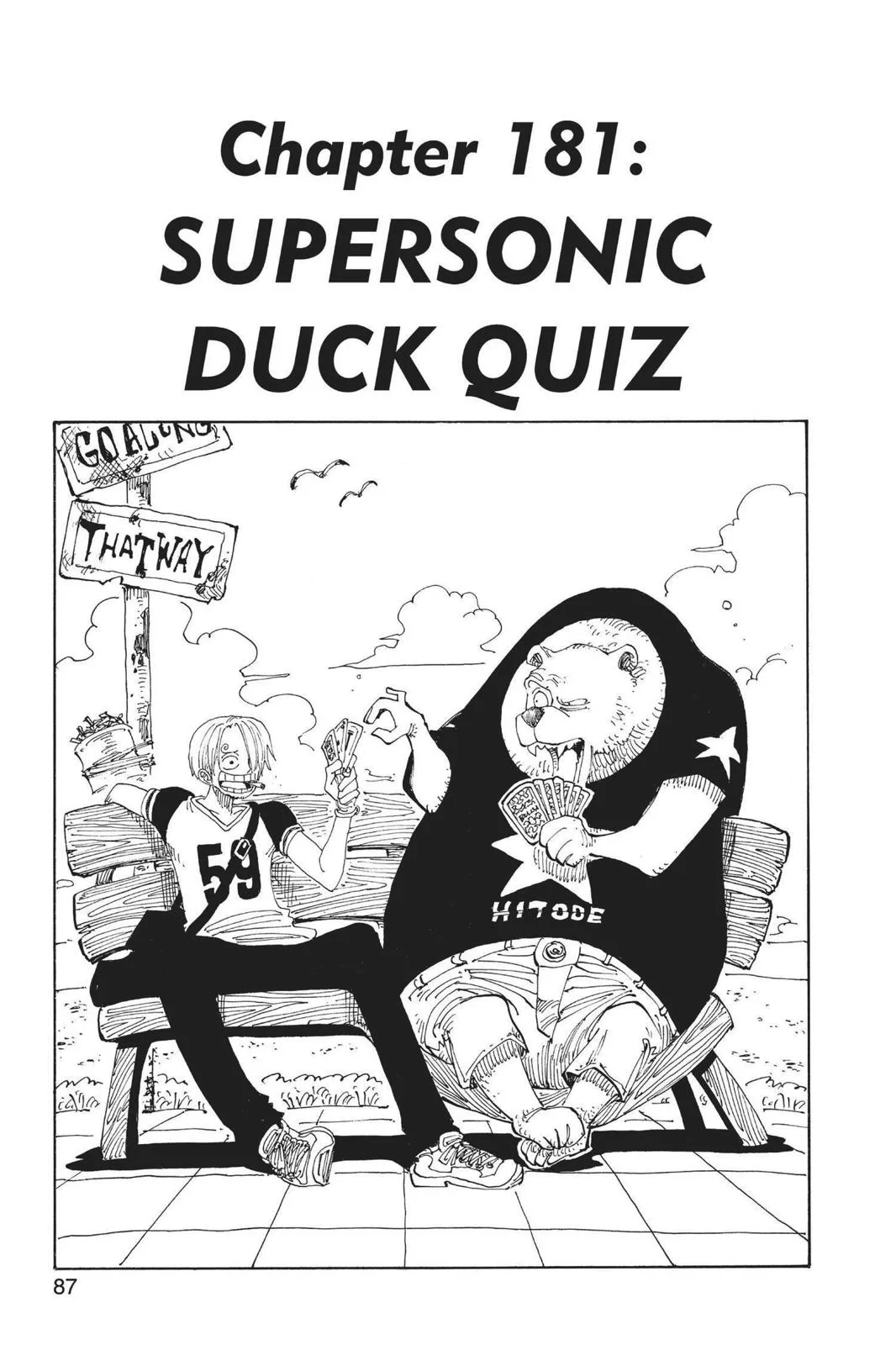 One Piece Chapter 181 page 1